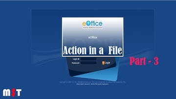E office Part 3 (Action in a File)