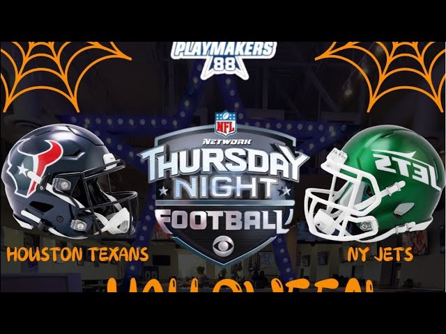 NEW YORK JETS VS HOUSTON TEXANS LIVE STREAM HALLOWEEN WATCH PARTY NFL THURSDAY NIGHT FOOTBALL AMAZON