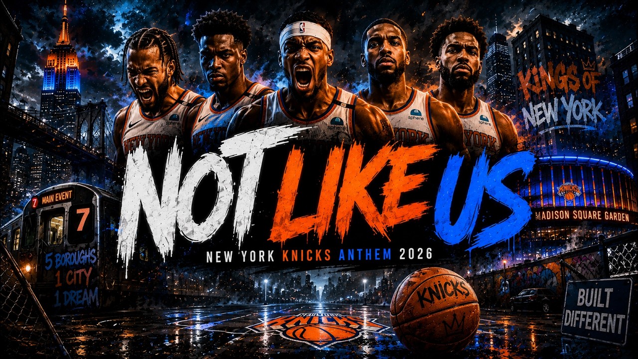 Watch NOT LIKE US 👑🗽 New York Knicks Anthem 2026 | Brunson, OG, Hart, Bridges & KAT on YouTube Watch NOT LIKE US 👑🗽 New York Knicks Anthem 2026 | Brunson, OG, Hart, Bridges & KAT on YouTube