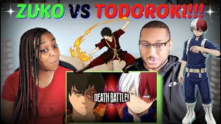 Death Battle! 'Zuko VS Shoto Todoroki (Avatar VS My Hero Academia)' REACTION!!!