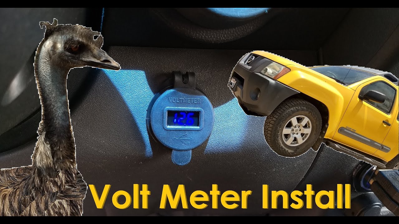 How to install a volt meter in your vehicle YouTube
