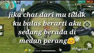 Status wa free fire😊