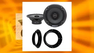 Alpine SPE-6000 Two Way 6.5 Inch Car Motorcycle Speakers for Harley Davidson Speaker Adapter Kit