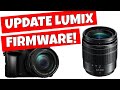 How To Update Firmware For MFT Panasonic Lumix G80 / G85 Camera And kit Lens