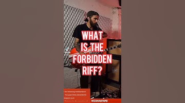 What is The Forbidden Guitar Riff? #shorts