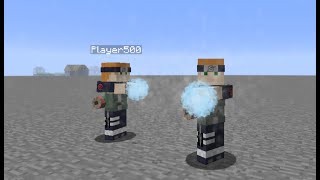 Shadow clone using rasengan (my Naruto mod for minecraft) screenshot 5