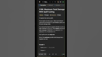 💡3186. Maximum Total Damage With Spell Casting - Leetcode Solution