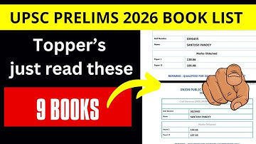MOST IMP BOOKS UPSC PRELIMS 2026 #iasprelims2026