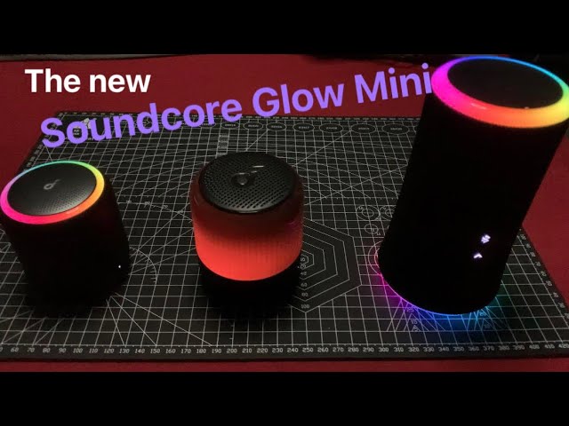 Soundcore Glow Mini Portable Speaker 360° Dynamic Sound Customizable Light  Show