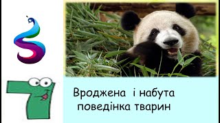 Вроджена  і набута поведінка тварин