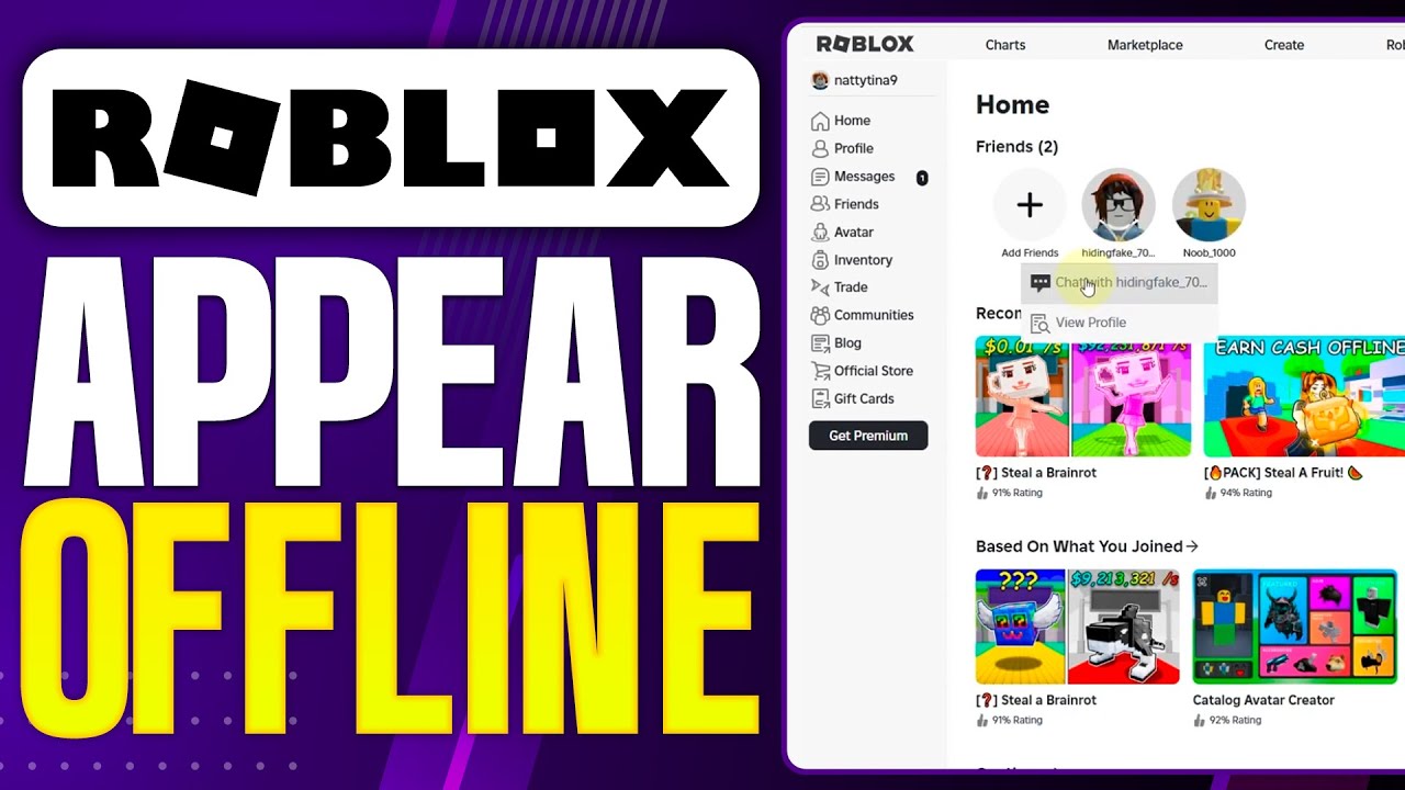 How To Appear Offline In Roblox 2026 Updated Tutorial YouTube 