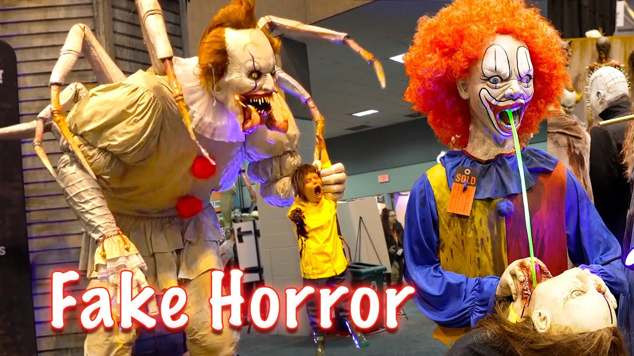 BEST SCARY PROPS & FAKE HORROR for Halloween - YouTube