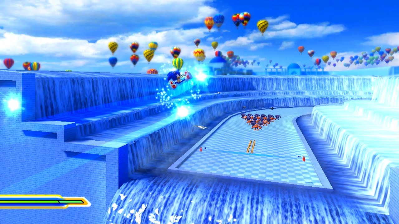 Water Palace Revamped - Awesome level, Awesome Graphics :o | Sonic Generations Mods Gameplay