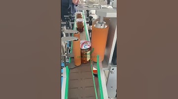 Automatic Linear Bottles Non-dry Sticker Labeling Machine Wrap-around Labels Applicator for jars