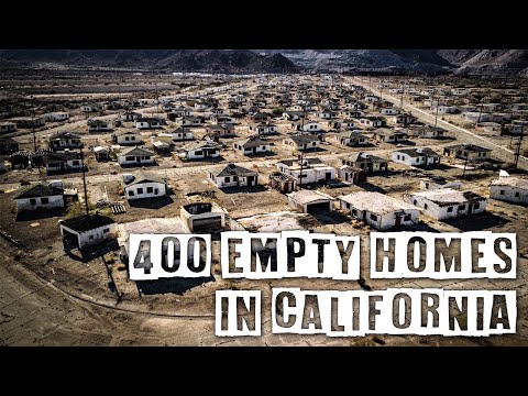 Secret Abandoned Ghost Town Eagle Mountain | 400 Empty Homes In California