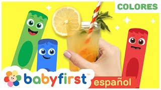 Colores en español para niños | La Pandilla de Colores con limonada | BabyFirstTV Español