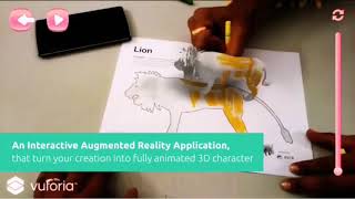 كتاب التلوين #الواقع_المعزز Augmented Reality Coloring Book ! screenshot 5