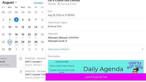 How to Use the Calendar Feature in Canvas