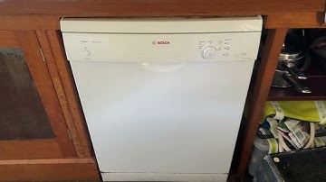 Finding a faded or missing serial number on a Bosch dishwasher