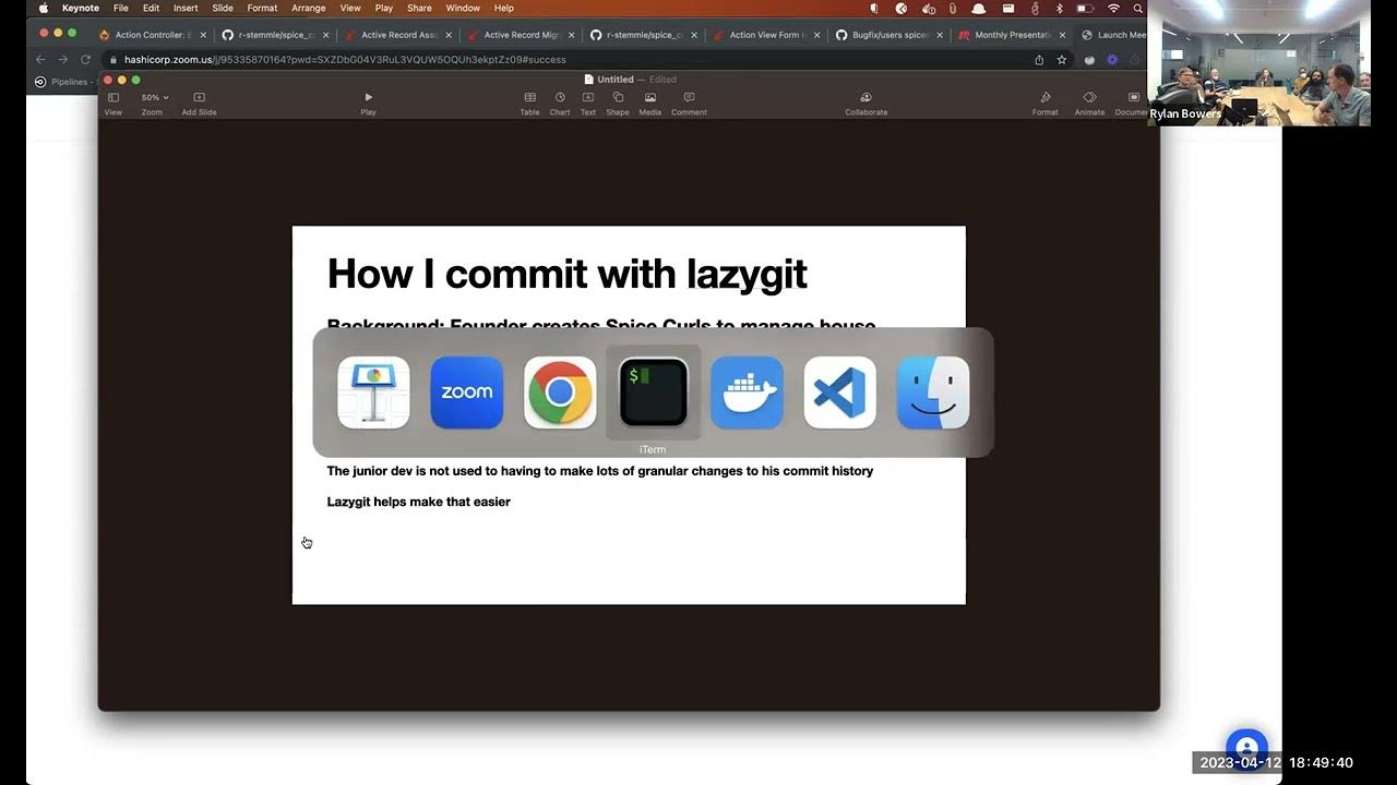 How I commit, with Lazygit by Ryan Stemmle from SOFware YouTube