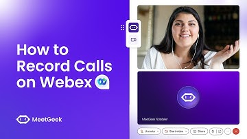 How to Record and Transcribe a Webex Meeting