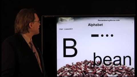 A technique to help learn Morse code, part 1 of 3