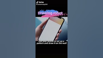 Robot vẽ tranh tường, thế này thì còn cần gì họa sĩ nữa ạ #shorts #tranhtuong