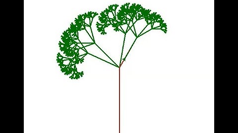 Python - Fractal Tree With Recursion