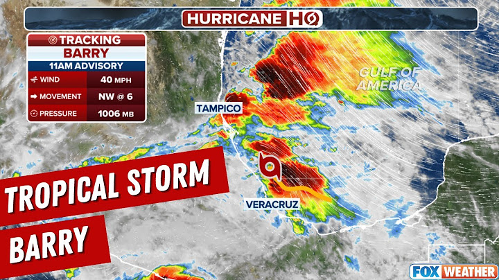 Tropical Storm Barry Forms Off Gulf Coast Of Mexico