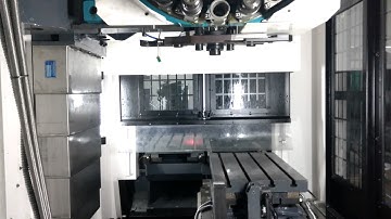 VMC with Linear Auto Pallet Changer Macpowrer_CNC