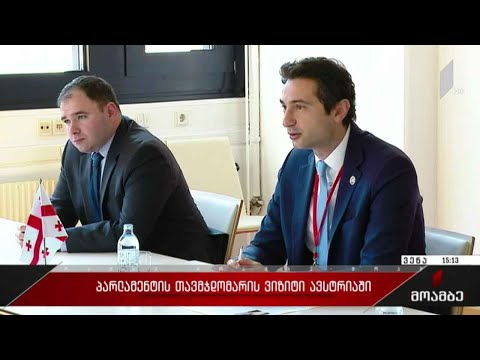 პარლამენტის თავმჯდომარის ვიზიტი ავსტრიაში