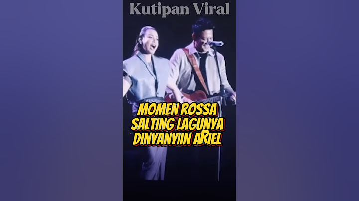 Rossa Langsung Salting! Ariel Nyanyikan Lagu 'Nada-Nada Cinta' di Depannya! #rossa #ariel #music