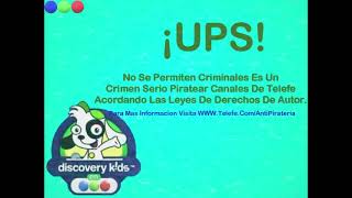 Falso Pantalla Anti-Pirataria De Discovery Kids En Telefe Argentina, 2015