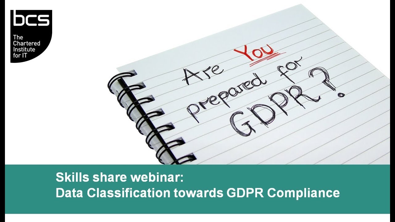 Skills Share Webinar: Practical steps towards GDPR compliance - YouTube