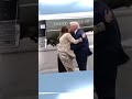 And there was a kissMelania & President Trump back from Europe trip #donaldtrump#melania
