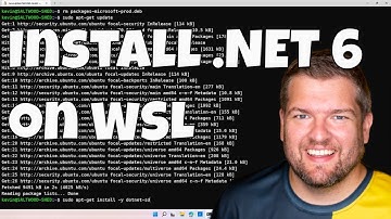 Installing .NET 6 on Windows Subsystem for Linux (WSL)