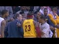 LeBron James Pushes Coach David Blatt While Arguing Foul Call Cleveland Cavaliers At Phoenix Suns