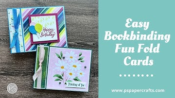 How to Make Simple Bookbinding Fun Fold Cards