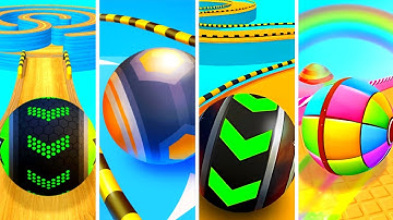 Going Balls vs Action Balls vs Fast Ball Jump vs Candy Ball Run - All level gameplay Android, IOS