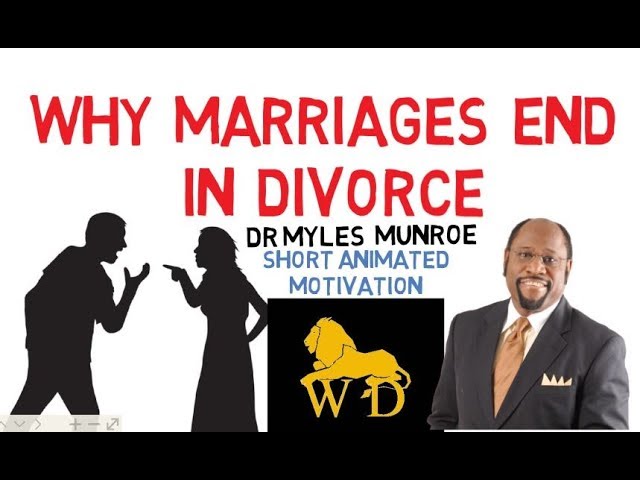 THE ROOT CAUSE OF DIVORCE by Dr Myles Munroe (Absolutely Must Watch)