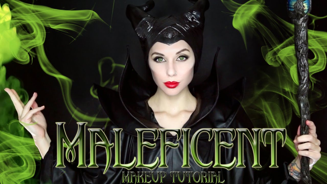 MALEFICENT MAKEUP TUTORIAL Halloween 2014 YouTube