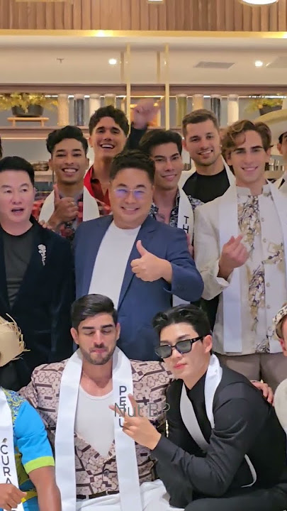 Mister International 2024 now ready for the competition in Thailand at Vantage point, One Bangkok.