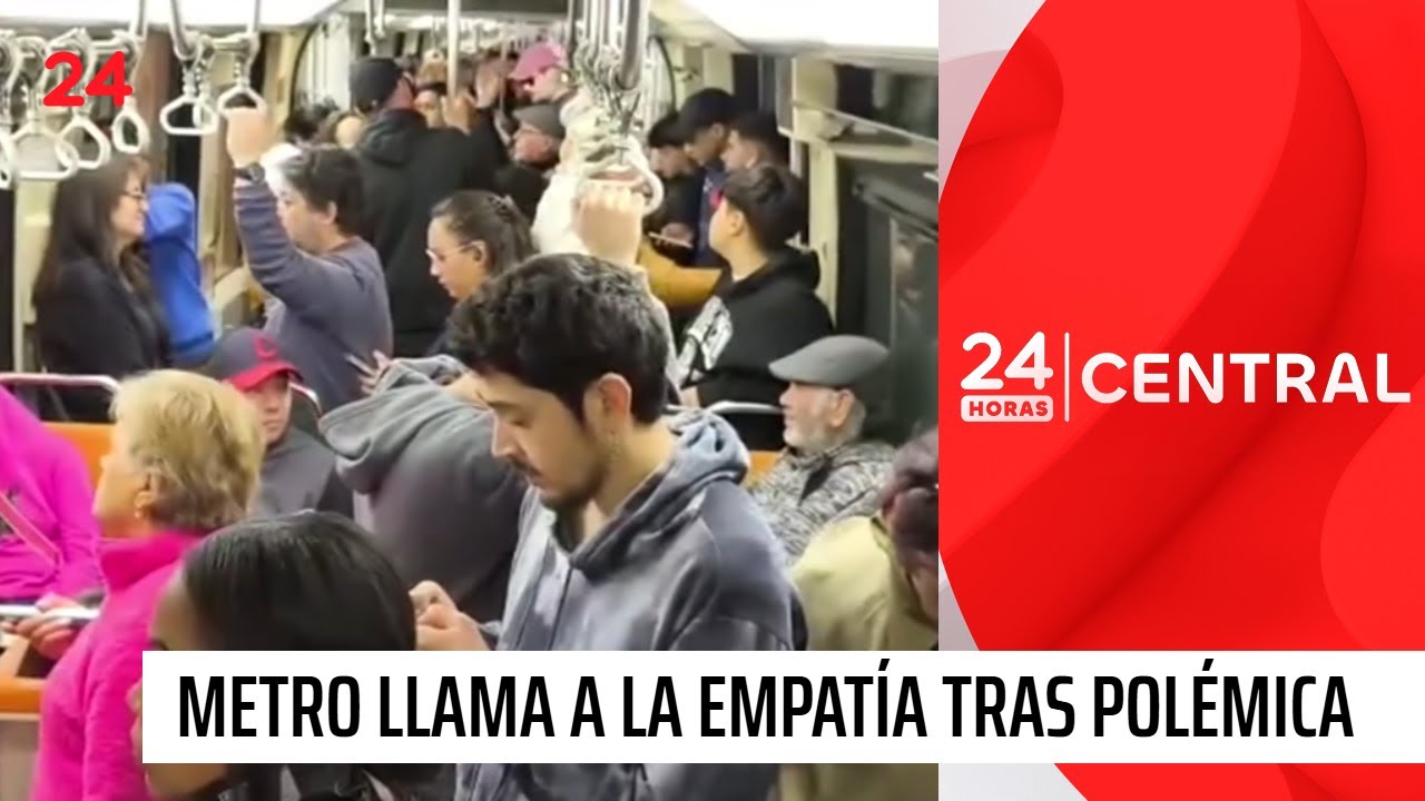 Metro llama a la empatía tras polémica por coche en vagón