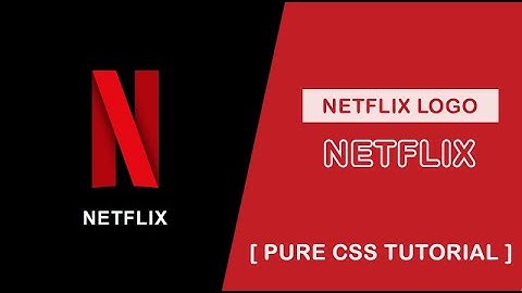 How To Create Netflix Logo Using CSS - Pure HTML & CSS Tutorial