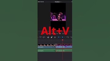 Keyboard Shortcuts PASTE VIDEO ATTRIBUTES in Davinci Resolve 18 [Quick Tutorials]