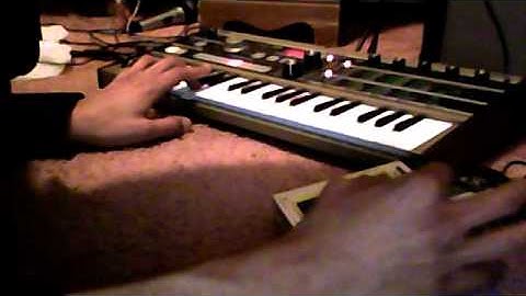Messing with KORG Kaossilator and MICROkorg