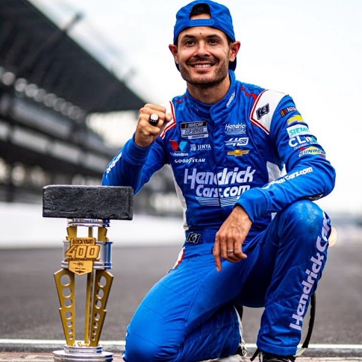 Back at Indy 2025 🏎️🏁 nascar kylelarson indy500 brickyard 