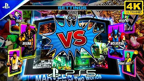 Ultimate Marvel vs Capcom 3: Akuma & Ryu & Chun Li vs Wolverine & Frank West & Hsien Ko | 4K