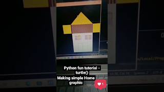 graphics in python part3 #codewithharry #coding #codshorts #programming #python #shortviral #turtle