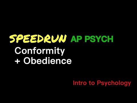 Conformity and Obedience